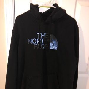 North face W/ Galaxy Printed Letters (L)